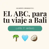 abc para tu viaje a bali producto