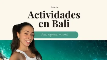 actividades en bali