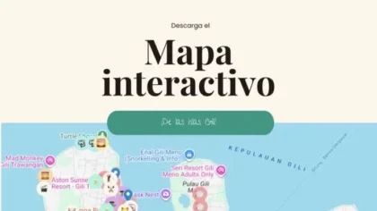 mapa interactivo de las islas gilis